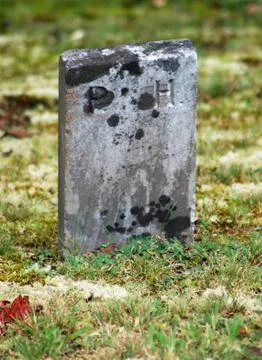Weathered Headstone Stock Photos
