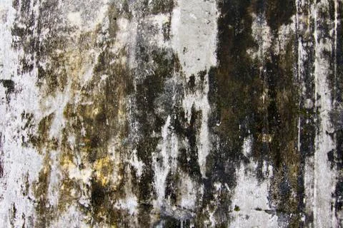 Weathered Layers of Paint on Concrete Background Texture Stock Photos