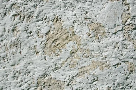 Weathered limewashed wall Stock Photos