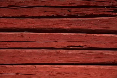 Weathered log wall. Stock Photos