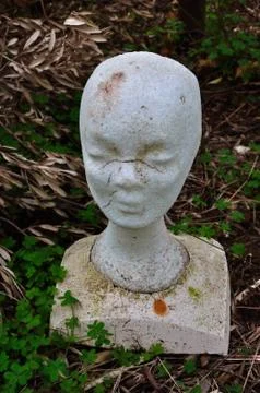 Weathered mannequin head Stock-Fotos