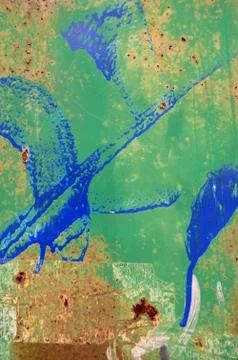 Weathered metal surface Foto stock