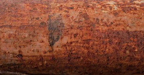 Weathered metallic conduit shell Stock Photos