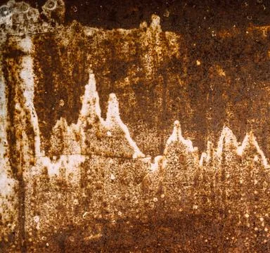 Weathered metallic surface, texture Stock Photos