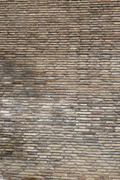 Weathered old brick wall Stock Photos