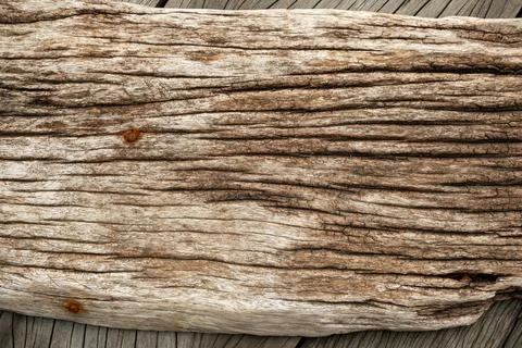 Weathered Old Wooden Sleeper Texture Background Stock-Fotos