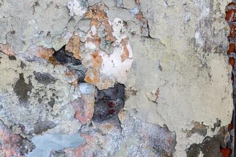 Weathered painted wall texture background Stock Photos