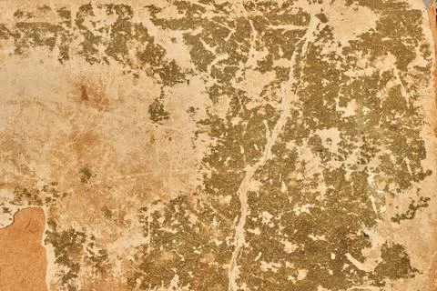 Weathered paper background from old book cover. grunge cloth texture Stock Photos
