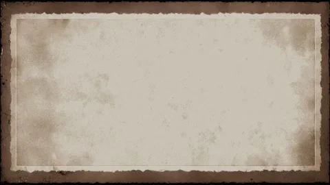 Weathered parchment frame with empty center for text overlay, vintage borde.. Stock-Footage 342041293