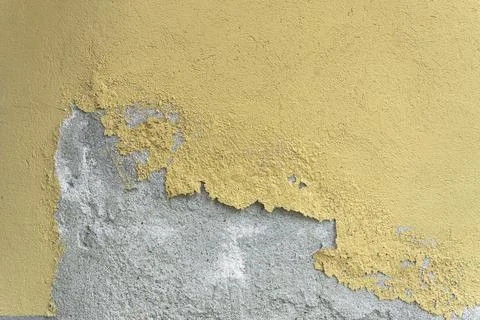 Weathered peeling plaster Foto stock