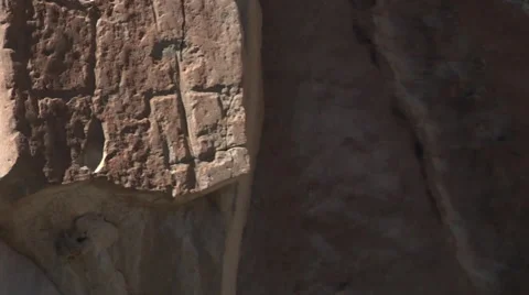 Weathered Petroglyphs Stock Footage 49442413