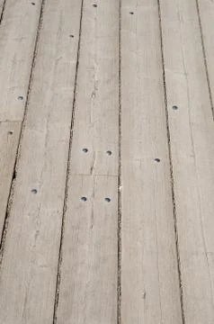 Weathered plank floor Stock Photos