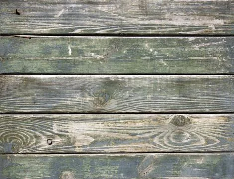 Weathered plank green Stock Photos