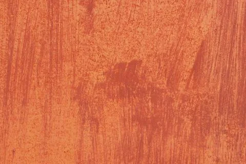 Weathered Red Painted Wall Texture. Brush Strokes. Stock Photos