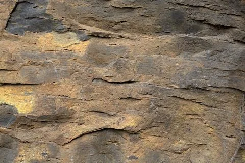 Weathered rock formation with for use as a background or texture Foto stock