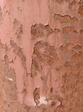 Weathered rust crackled and scratched brown painted steel texture background Photos