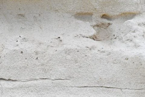 Weathered sand erosion Stock Photos