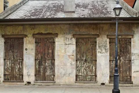 Weathered Shutters Stock Photos