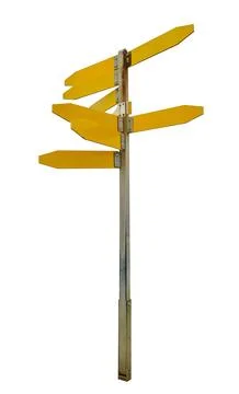 Weathered signpost Stock Photos