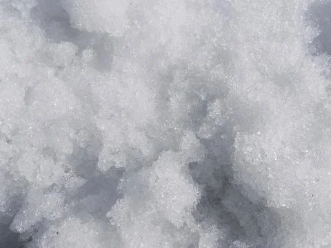 Weathered Snow Texture – Gritty Winter Ground Stock Photos