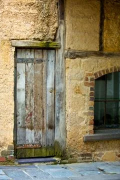 Weathered stone house Stock Photos