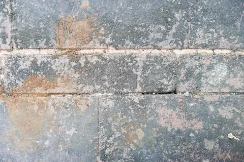 Weathered stone pavement texture background Stock Photos