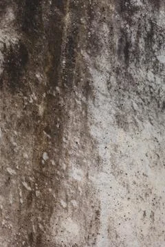 Weathered stone surface with dark stains 스톡 사진