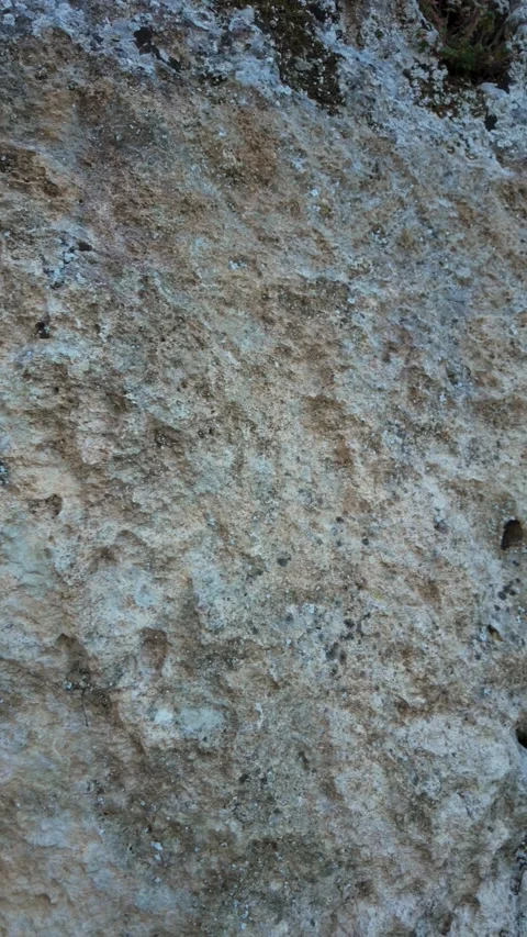 Weathered stone surface with natural lichen texture Stock Footage 344803318