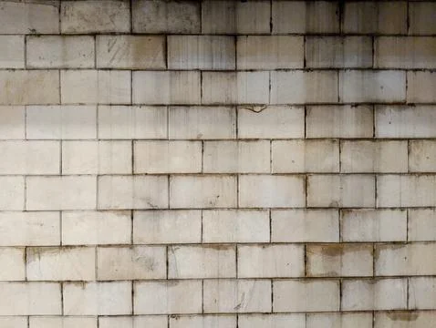 Weathered White Brick: A Grungy Texture Background Stock Photos