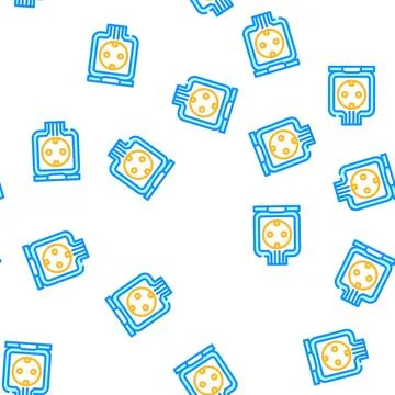 Weatherproof socket vector seamless pattern Stock Illustration