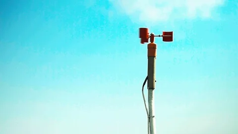 Weathervane on blue sky background Stock Footage 92438144