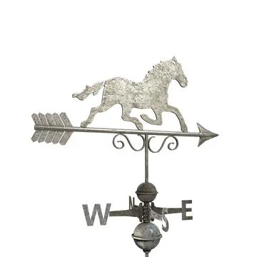 Weathervane isolated on white Stock Illustration