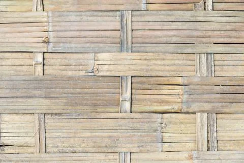 Weave of bamboo background texture Foto stock