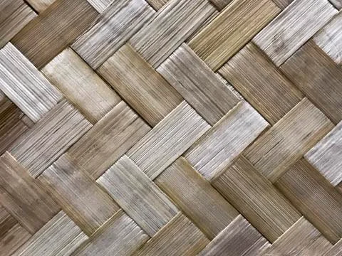 Weave Bamboo texture background in nature color Foto stock