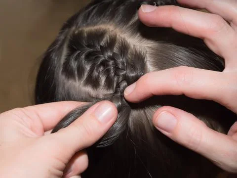 Weave braids Stock Photos