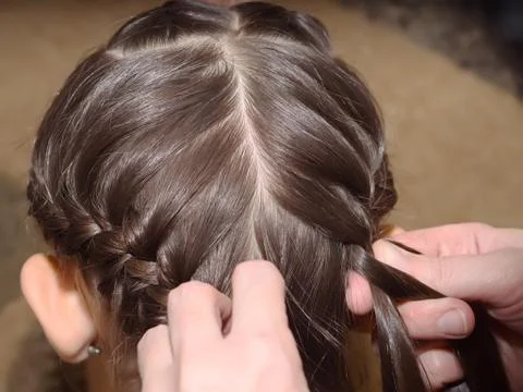 Weave braids Stock Photos