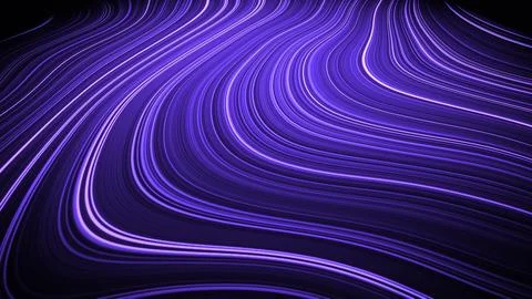 Weave lines. Abstract background. 3d render. Network connection structure. Stock Photos