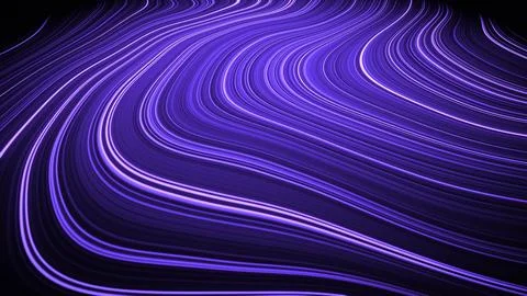 Weave lines. Abstract background. 3d render. Network connection structure. Stock Photos