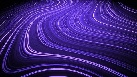 Weave lines. Abstract background. 3d render. Network connection structure. Stock Photos