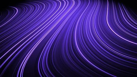 Weave lines. Abstract background. 3d render. Network connection structure. Stock Photos