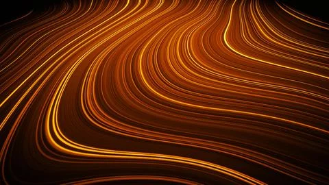 Weave lines. Abstract background. 3d render. Network connection structure. Stock Photos