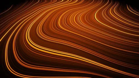 Weave lines. Abstract background. 3d render. Network connection structure. Stock Photos