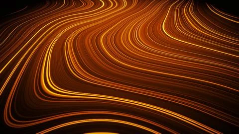 Weave lines. Abstract background. 3d render. Network connection structure. Stock Photos