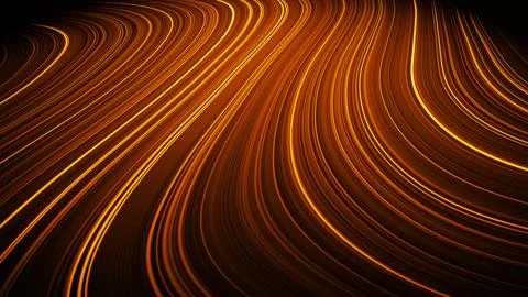 Weave lines. Abstract background. 3d render. Network connection structure. Stock Photos