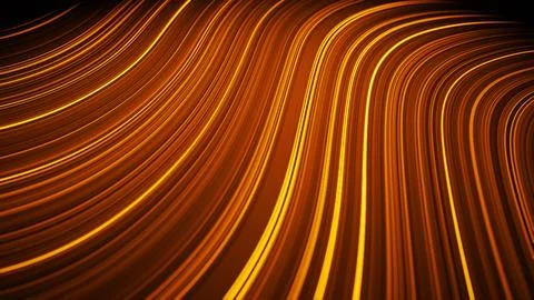 Weave lines. Abstract background. 3d render. Network connection structure. Stock Photos