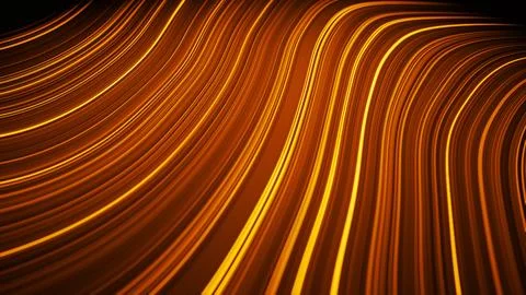 Weave lines. Abstract background. 3d render. Network connection structure. Stock Photos