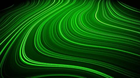 Weave lines. Abstract background. 3d render. Network connection structure. Stock Photos