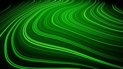 Weave lines. Abstract background. 3d render. Network connection structure. Stock Photos