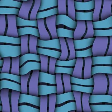 Weave pattern design Stock Illustration