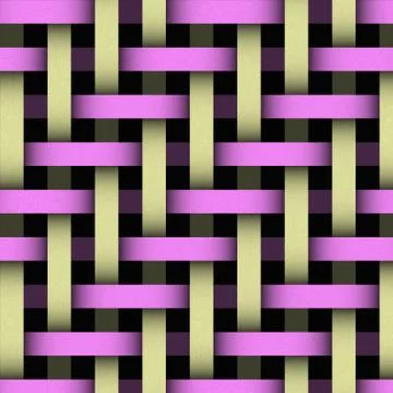 Weave pattern design Stock Illustration
